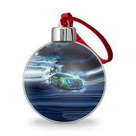 Ёлочный шар с принтом Toyota FT-86 , Пластик | Диаметр: 77 мм | Тематика изображения на принте: ft 86 | toyota | тоёта | тойота