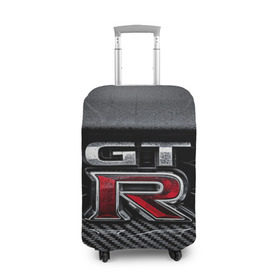 Чехол для чемодана 3D с принтом Nissan GTR , 86% полиэфир, 14% спандекс | двустороннее нанесение принта, прорези для ручек и колес | gtr | nismo | nissan | nissan gtr | гтр | низмо | ниссан