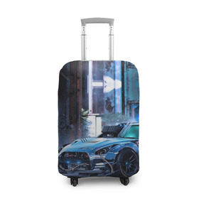 Чехол для чемодана 3D с принтом Nissan GTR R35 , 86% полиэфир, 14% спандекс | двустороннее нанесение принта, прорези для ручек и колес | gtr | nismo | nissan | nissan gtr | r35 | гтр | низмо | ниссан