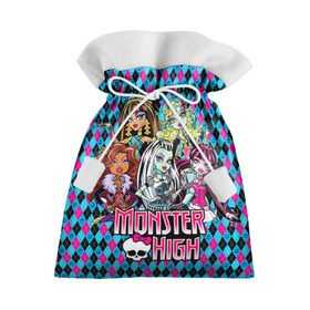 Подарочный 3D мешок с принтом Monster High , 100% полиэстер | Размер: 29*39 см | Тематика изображения на принте: монстер хай