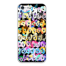 Чехол для iPhone 5/5S матовый с принтом My Little Pony , Силикон | Область печати: задняя сторона чехла, без боковых панелей | friendship is magic | mlp | my little pony | pinky pie | pony | swag | дружба | литл пони | мой маленький пони | пони | поняши | поняшки | сваг | свэг | чудо