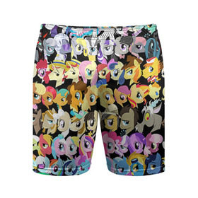 Мужские шорты 3D спортивные с принтом My Little Pony ,  |  | friendship is magic | mlp | my little pony | pinky pie | pony | swag | дружба | литл пони | мой маленький пони | пони | поняши | поняшки | сваг | свэг | чудо