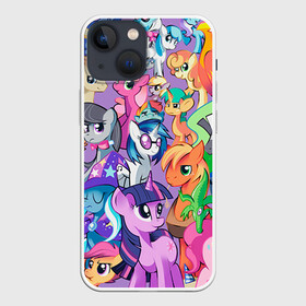 Чехол для iPhone 13 mini с принтом My Little Pony ,  |  | friendship is magic | mlp | my little pony | pinky pie | pony | swag | дружба | литл пони | мой маленький пони | пони | поняши | поняшки | сваг | свэг | чудо