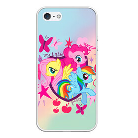 Чехол для iPhone 5/5S матовый с принтом My Little Pony , Силикон | Область печати: задняя сторона чехла, без боковых панелей | friendship is magic | mlp | my little pony | pinky pie | pony | swag | дружба | литл пони | мой маленький пони | пони | поняши | поняшки | сваг | свэг | чудо