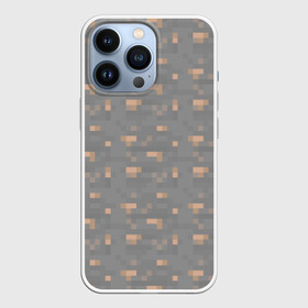 Чехол для iPhone 13 Pro с принтом Железная руда ,  |  | Тематика изображения на принте: железнаяруда | железо | необычная текстура железной руды будь оригиналенмаинкрафт | руда