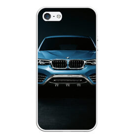 Чехол для iPhone 5/5S матовый с принтом BMW X4 Concept , Силикон | Область печати: задняя сторона чехла, без боковых панелей | авто | бмв