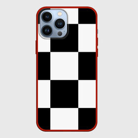 Чехол для iPhone 13 Pro Max с принтом Клетка ,  |  | белый | черно белый | черный | шахматная