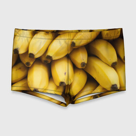 Мужские купальные плавки 3D с принтом Банан , Полиэстер 85%, Спандекс 15% |  | фото