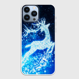 Чехол для iPhone 13 Pro Max с принтом Новогодний олень ,  |  | Тематика изображения на принте: christmas | deer | год | рождество