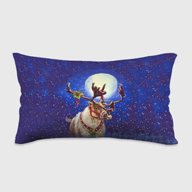 Подушка 3D антистресс с принтом Christmas deer , наволочка — 100% полиэстер, наполнитель — вспененный полистирол | состоит из подушки и наволочки на молнии | 2016 | christmas | deer | год | новогодний | новый | олень | рождественский | с новым годом