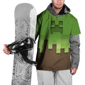 Накидка на куртку 3D с принтом Minecraft edition , 100% полиэстер |  | Тематика изображения на принте: creeper | minecraft