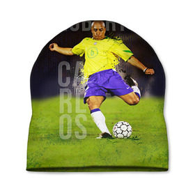 Шапка 3D с принтом Roberto Carlos , 100% полиэстер | универсальный размер, печать по всей поверхности изделия | carlos | football | roberto carlos | дели дайнамос | роберто | роберто карлос | футбол | футболист