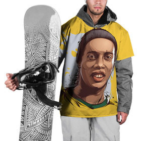 Накидка на куртку 3D с принтом Ronaldinho , 100% полиэстер |  | football | ronaldinho | роналдиньо | футбол | футболист