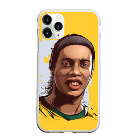 Чехол для iPhone 11 Pro матовый с принтом Ronaldinho , Силикон |  | Тематика изображения на принте: football | ronaldinho | роналдиньо | футбол | футболист