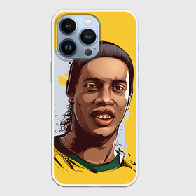 Чехол для iPhone 13 Pro с принтом Ronaldinho ,  |  | Тематика изображения на принте: football | ronaldinho | роналдиньо | футбол | футболист