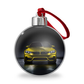 Ёлочный шар с принтом BMW M4 Concept , Пластик | Диаметр: 77 мм | bmw | бмв