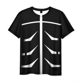 Мужская футболка 3D с принтом Токийский гуль , 100% полиэфир | прямой крой, круглый вырез горловины, длина до линии бедер | anime | kaneki | tokyo ghoul | гуль | канеки | канэки кэн