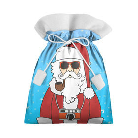 Подарочный 3D мешок с принтом Дед мороз , 100% полиэстер | Размер: 29*39 см | Тематика изображения на принте: 2016 | christmas | hipster | new year | дед мороз | животные | нг | новый год | рождество | с новым годом | санта | хипстер