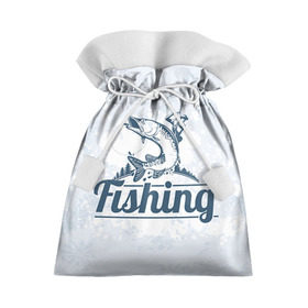 Подарочный 3D мешок с принтом Рыбалка , 100% полиэстер | Размер: 29*39 см | fishing | рыба | рыбак | рыбалка | туризм