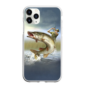 Чехол для iPhone 11 Pro матовый с принтом Щука , Силикон |  | Тематика изображения на принте: fishing | рыба | рыбак | рыбалка | туризм | щука