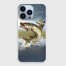 Чехол для iPhone 13 Pro с принтом Щука ,  |  | fishing | рыба | рыбак | рыбалка | туризм | щука
