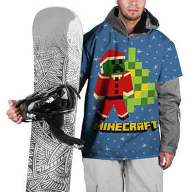 Накидка на куртку 3D с принтом Minecraft , 100% полиэстер |  | крипер