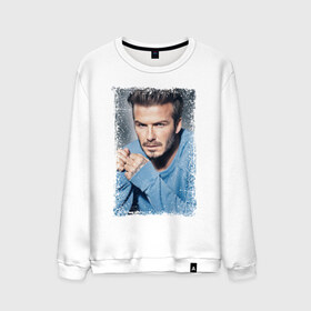 Мужской свитшот хлопок с принтом David Beckham (retro style) , 100% хлопок |  | david beckham | retro style | англия | дэвид бекхэм | лига чемпионов | мадрид | мю | реал | футбол