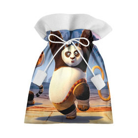 Подарочный 3D мешок с принтом Кунг фу панда , 100% полиэстер | Размер: 29*39 см | kung fu | kung fu panda | panda | кунг фу | кунг фу панда | кунгфу | панда. кунг фу | по