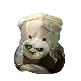 Бандана-труба 3D с принтом Кунг фу панда , 100% полиэстер, ткань с особыми свойствами — Activecool | плотность 150‒180 г/м2; хорошо тянется, но сохраняет форму | kung fu | kung fu panda | panda | кунг фу | кунг фу панда | кунгфу | панда. кунг фу | по