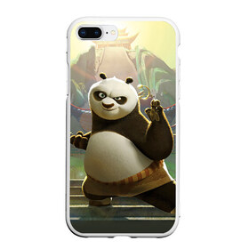Чехол для iPhone 7Plus/8 Plus матовый с принтом Кунг фу панда , Силикон | Область печати: задняя сторона чехла, без боковых панелей | Тематика изображения на принте: kung fu | kung fu panda | panda | кунг фу | кунг фу панда | кунгфу | панда. кунг фу | по