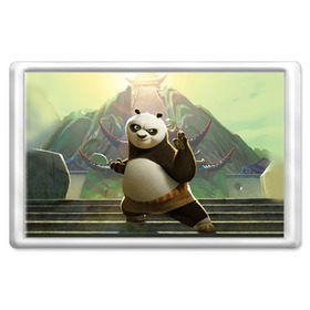 Магнит 45*70 с принтом Кунг фу панда , Пластик | Размер: 78*52 мм; Размер печати: 70*45 | Тематика изображения на принте: kung fu | kung fu panda | panda | кунг фу | кунг фу панда | кунгфу | панда. кунг фу | по
