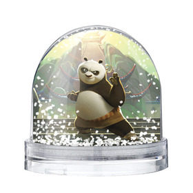 Снежный шар с принтом Кунг фу панда , Пластик | Изображение внутри шара печатается на глянцевой фотобумаге с двух сторон | kung fu | kung fu panda | panda | кунг фу | кунг фу панда | кунгфу | панда. кунг фу | по