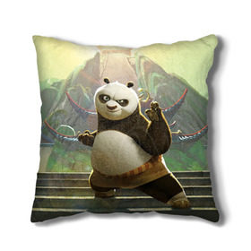 Подушка 3D с принтом Кунг фу панда , наволочка – 100% полиэстер, наполнитель – холлофайбер (легкий наполнитель, не вызывает аллергию). | состоит из подушки и наволочки. Наволочка на молнии, легко снимается для стирки | kung fu | kung fu panda | panda | кунг фу | кунг фу панда | кунгфу | панда. кунг фу | по