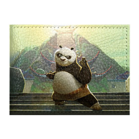 Обложка для студенческого билета с принтом Кунг фу панда , натуральная кожа | Размер: 11*8 см; Печать на всей внешней стороне | Тематика изображения на принте: kung fu | kung fu panda | panda | кунг фу | кунг фу панда | кунгфу | панда. кунг фу | по