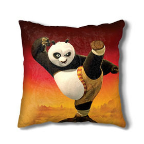 Подушка 3D с принтом Кунг фу панда , наволочка – 100% полиэстер, наполнитель – холлофайбер (легкий наполнитель, не вызывает аллергию). | состоит из подушки и наволочки. Наволочка на молнии, легко снимается для стирки | Тематика изображения на принте: kung fu | kung fu panda | panda | кунг фу | кунг фу панда | кунгфу | панда. кунг фу | по