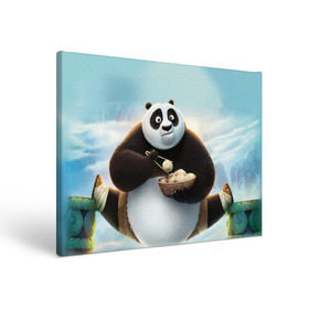 Холст прямоугольный с принтом Кунг фу панда , 100% ПВХ |  | Тематика изображения на принте: панда