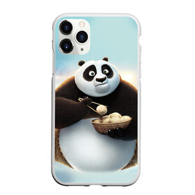 Чехол для iPhone 11 Pro Max матовый с принтом Кунг фу панда , Силикон |  | Тематика изображения на принте: панда