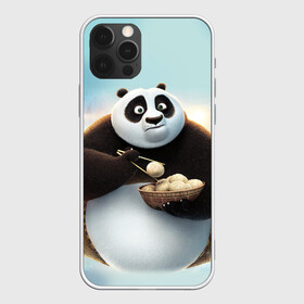 Чехол для iPhone 12 Pro с принтом Кунг фу панда , силикон | область печати: задняя сторона чехла, без боковых панелей | Тематика изображения на принте: панда