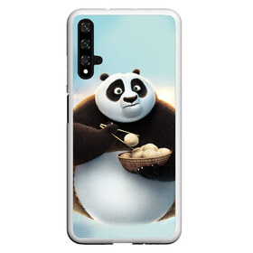 Чехол для Honor 20 с принтом Кунг фу панда , Силикон | Область печати: задняя сторона чехла, без боковых панелей | панда
