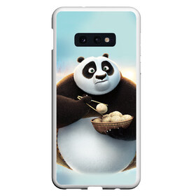 Чехол для Samsung S10E с принтом Кунг фу панда , Силикон | Область печати: задняя сторона чехла, без боковых панелей | Тематика изображения на принте: панда