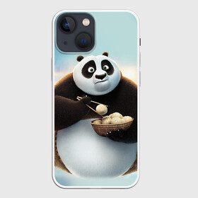 Чехол для iPhone 13 mini с принтом Кунг фу панда ,  |  | Тематика изображения на принте: панда