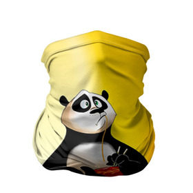 Бандана-труба 3D с принтом Кунг фу панда , 100% полиэстер, ткань с особыми свойствами — Activecool | плотность 150‒180 г/м2; хорошо тянется, но сохраняет форму | kung fu | kung fu panda | panda | кунг фу | кунг фу панда | кунгфу | панда. кунг фу | по
