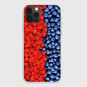 Чехол для iPhone 12 Pro Max с принтом Ягодка , Силикон |  | Тематика изображения на принте: клубника | малина | черника | ягода | ягодка | ягодный