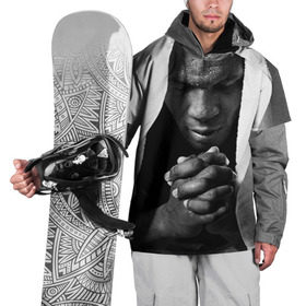 Накидка на куртку 3D с принтом Майк Тайсон , 100% полиэстер |  | бокс | тайсон