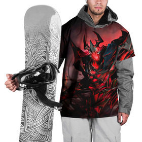 Накидка на куртку 3D с принтом Shadow Fiend , 100% полиэстер |  | Тематика изображения на принте: dota | shadow fiend | дота