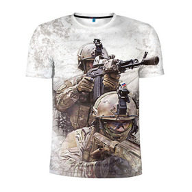 Мужская футболка 3D спортивная с принтом ФСБ Альфа , 100% полиэстер с улучшенными характеристиками | приталенный силуэт, круглая горловина, широкие плечи, сужается к линии бедра | армия | военный | рф | служба | стрелок | структура