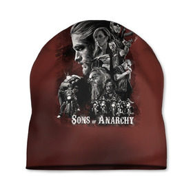 Шапка 3D с принтом Sons Of Anarchy , 100% полиэстер | универсальный размер, печать по всей поверхности изделия | sons of anarchy | анархии | сыны