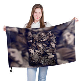 Флаг 3D с принтом Sons Of Anarchy , 100% полиэстер | плотность ткани — 95 г/м2, размер — 67 х 109 см. Принт наносится с одной стороны | sons of anarchy | анархии | сыны