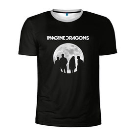 Мужская футболка 3D спортивная с принтом Imagine dragons , 100% полиэстер с улучшенными характеристиками | приталенный силуэт, круглая горловина, широкие плечи, сужается к линии бедра | dragons | imagine | rock | драгонз | имэджн | рок
