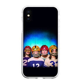 Чехол для iPhone XS Max матовый с принтом Red Hot Chili Peppers , Силикон | Область печати: задняя сторона чехла, без боковых панелей | chili | heavy | hot | metal | peppers | red | rhcp | rock | trash | кидис | метал | рок | хеви | энтони